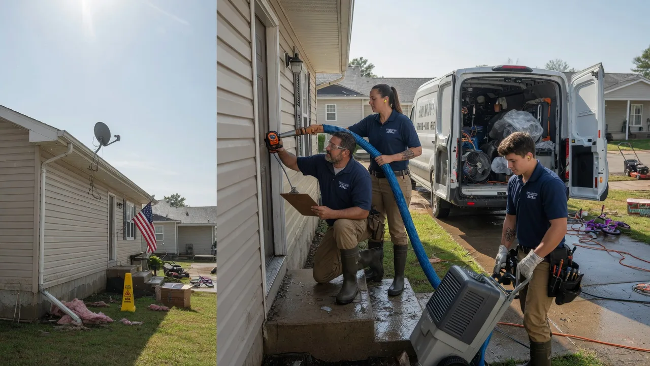 Ceiling Water Damage Restoration in Dalton, PA near me